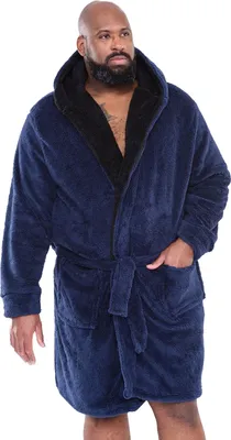 Produktbild von Duke - "D555 Newquay" Morgenmantel mit Kapuze für Herren DC305 (2XL) (Marineblau)