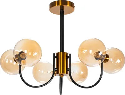 Obrázek produktu pro Stropní svítidlo tooLight APP1120-6CP BLACK GOLD
