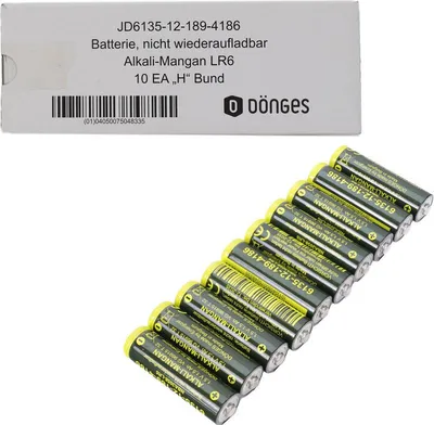 Obrázek produktu pro Panasonic Panasonic baterie, 1,5 V, Mignon, AA, LR6 (baterie kulaté články kulatý článek)