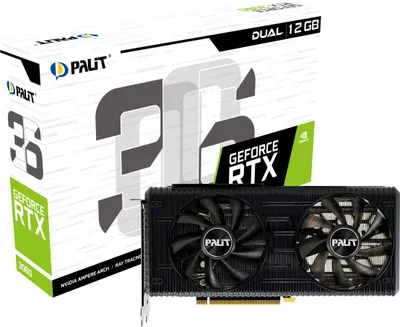 Produktbild von Palit NE63060019K9-190AD Grafikkarte NVIDIA GeForce RTX 3060 12 GB GDDR6