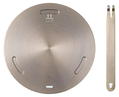 Hitzeverteiler 20 cm Edelstahl für Gas, Elektro, Glaskeramik