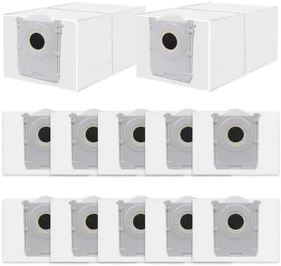 Produktbild von PromoHome® 12 Stück Staubbeutel für Ecovacs X8/X9 Pro Omni, T50/T50 Pro/T50 Max Pro Omni, T80 Omni, T30C Pro Omni Staubsauger, Ersatzbeutel