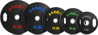 Produktbild von Olympische Gewichtsscheiben, 2 x 25 kg, Stahl & Neugummi