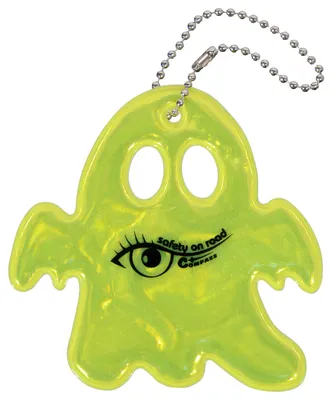 Obrázek produktu pro Compass 01599 - Přívěšek reflexní GHOST - žlutý