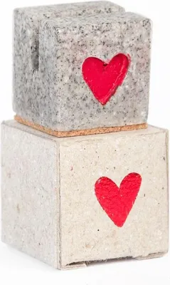 Produktbild von Mini Kartenhalter "Rotes Herz"