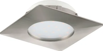 Produktbild von EGLO Einbaustrahler Pineda, Deckenspot, Kunststoff in nickel-matt, warmweiß