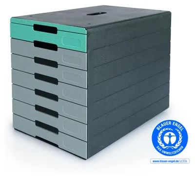 Image de DURABLE Module de rangement IDEALBOX PRO 7, Bleu, 776306