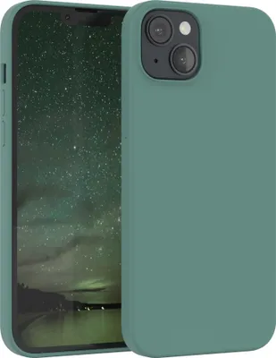 Produktbild von EAZY CASE Silikonhülle für Apple iPhone 14 Plus Silikon Backcover Schutz in Grün