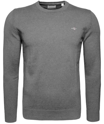 Image de Coton PIQUE C-NECK 92 DARK GREY MELANGE Taille XXL