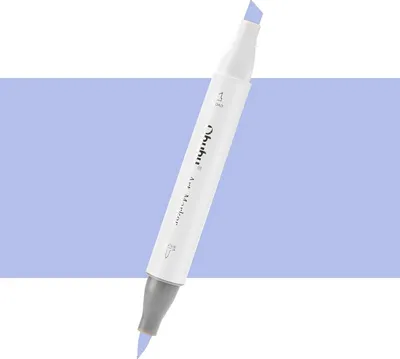 Image de Marqueur à alcool double face OHUHU Brush & Chisel, B340 Lavender Mist