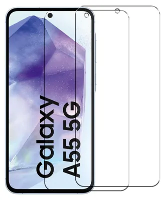 Immagine prodotto di 2x pellicola protettiva per Samsung Galaxy A55 5G protezione dello schermo in vetro blindato del telefono cellulare