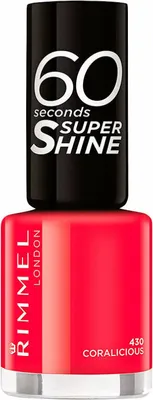 Immagine prodotto di Rimmel London 60 Seconds Super Shine Nail Lacquer 430 Coralicious