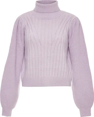 Produktbild von blonda damen rollkragenpullover - lavendel, M/L