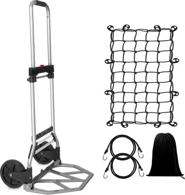 Produktbild von Famanu Transportwagen - Plattformwagen, geräuscharmer Trolley, 100 kg Tragkraft