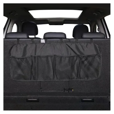 Produktbild von Kofferraumtasche Aufbewahrungstasche mit Netztaschen 89x36cm Oxford-Stoff