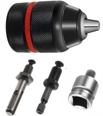 Image de 4 mandrins de serrage rapide pour perceuses