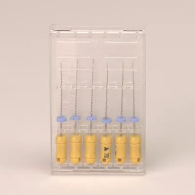 Imagen del producto de Juego de 6 brocas dentales K, de 20 mm y 25 mm, con hoja triangular de acero inoxidable