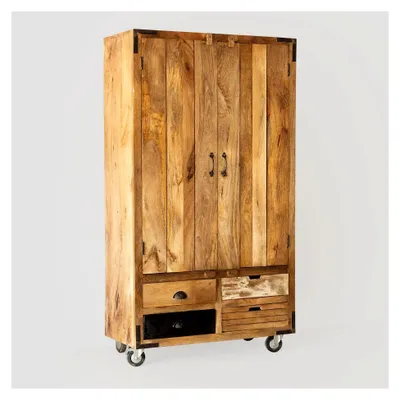 Produktbild von Barschrank Tombol aus Holz mit den Maßen: 178 cm Höhe und 98 cm Breite