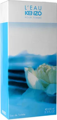 Produktbild von KENZO L'Eau, Frauen, 100 ml, Nicht nachfüllbare Flasche, Lotus, Grüner Pfeffer, Minze, Yuzu, Zedernholz, Weißer Moschus, Spray