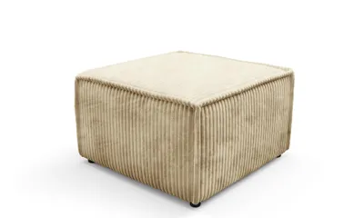 Produktbild von Masseno Sitzhocker TESSO Modern Polsterhocker Wohnzimmer Hocker Sitzpuff Fußhocker Beige