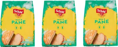 Produktbild von 3x Schär Mix B Mix Pane Mehl Farina Gluten Free mit Linsenmehl Glutenfrei 500g