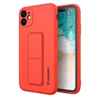 Image de Wozinsky Kickstand Case Silicone Case with Stand Iphone 11 Pro Max Red