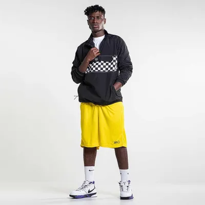 Produktbild von K1X Basketball New Micromesh Shorts mit 3 Taschen, Farbe:Gelb, Kleidergröße:2XL