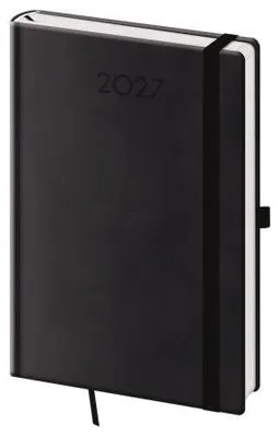 Image de Agenda hebdomadaire A5, format Print Plus, couleur noire (DPL420-21-27)