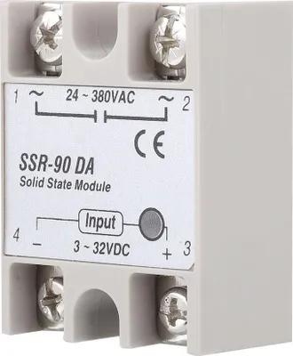 Obrázok produktu pre SSR-90DA 90A Polovodičový reléový modul SSR DC AC vstup 3-32V DC