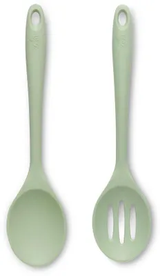 Immagine prodotto di Set di spatole in silicone, 2 pezzi, verde, accessori per la cucina e la pulizia