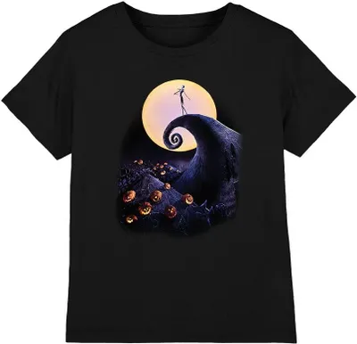 Productafbeelding van The Nightmare Before Christmas - T-shirt voor kinderen, model TV3387 (maat 116), zwart