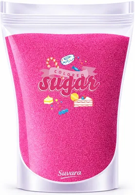 Produktbild von Dekorzucker Zucker Pink Fuchsia 100 g für Torten, Zuckerwatte und Popcorn