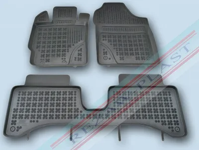 Produktbild von REZAW PLAST Fußmatten Set Gummi für TOYOTA Yaris Schrägheck (P13) Vorne+Hinten
