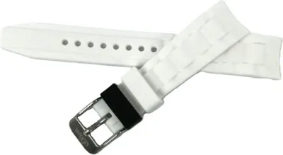 Produktbild von s. Oliver Kinderuhr | Uhrenarmband Silikon weich weiß | SO-3637-PQ