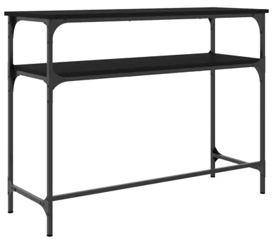 Obrázek produktu pro vidaXL Konzolový stůl černý 100x35,5x75 cm odvozený výrobek ze dřeva