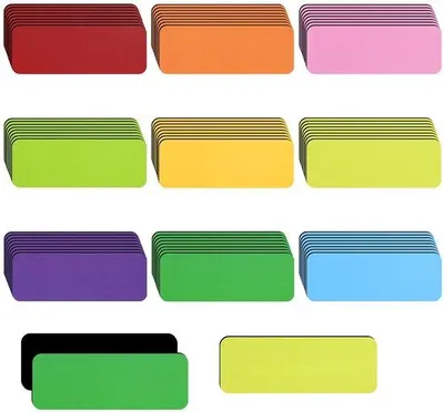 Image de Étiquettes magnétiques pour tableau blanc, lot de 72