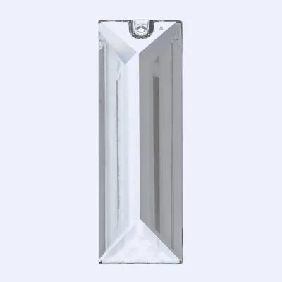 Produktbild von Kristallbehang, Prisma, STRASS® Swarovski® Crystal, Glas, Kronleuchter, Pendel, Kristallpendel für Luster, 63x22mm, Klar