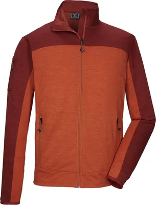 Produktbild von Killtec Powerstretchjacke für Herren mit verschliebaren Taschen, Größe:XXXXL, Farbe:Orange