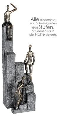 Obrázek produktu pro Casablanca by Gilde dekorativní figurka socha Šplhání bronz barevný V. 39 cm,79902