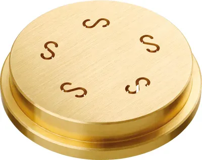Produktbild von Pasta-Matrize Casarecce 9x5 mm aus Bronze, kompatibel mit Pastamaschine Serie 8000