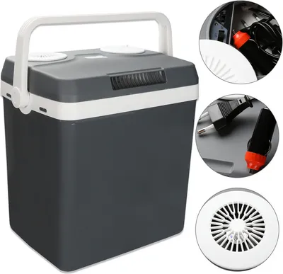 Produktbild von SWANEW 32 litrov 2v1 Cooler Elektrická chladiaca taška Izolovaný termobox Udržujte teplo Auto Camping Thermal Cooler Box