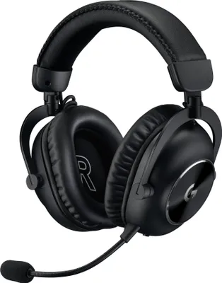 Produktbild von Logitech PRO X Wireless 2 Headset + Stand, Verkabelt & Kabellos, Gaming, 20 - 20000 Hz, 345 g, Kopfhrer, Schwarz
