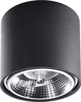 Produktbild von Deckenleuchte TIUBE schwarz 1xGU10/ES111 10W Aluminium 11x12x12cm Sollux Lighting