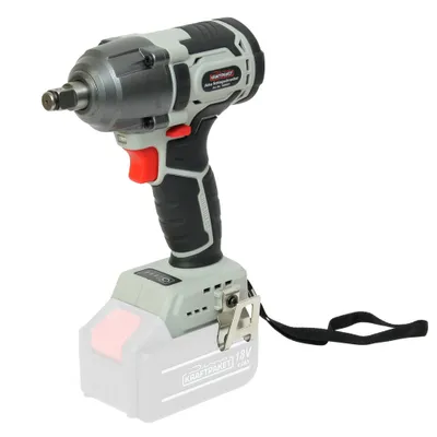 Produktbild von Dino KRAFTPAKET 18V-400Nm 1/2 Zoll Bürstenloser Akku Schlagschrauber Vierkant-Aufnahme mit 3-stufigem Drehkraft-Begrenzer/3-Gang (400Nm/300Nm/200Nm) und LED-Leuchte, Motor bürstenlos (Brushless)