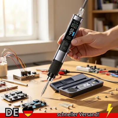 Produktbild von FNIRSI HS-02 Lötkolben mit Einstellbarer Temperatur DC 20 V 100–450 ℃