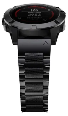 Productafbeelding van 26 mm titanium horlogeband, verstelbare metalen armband