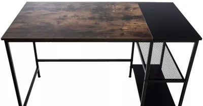 Immagine prodotto di In And OutdoorMatch Cleanz Desk Lurline - Scrivania - Scrivania per computer - Studio - Scrivania - Marrone scuro 120x60x76cm