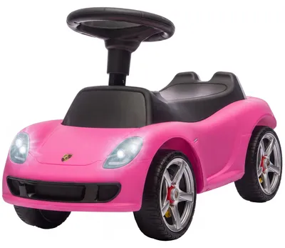 Produktbild von AIYAPLAY Rutschauto Kinder Porsche Rutschfahrzeug mit Hupe Licht Rosa