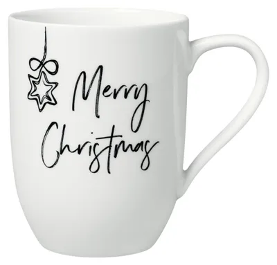 Produktbild von Villeroy & Boch Statement Becher mit Henkel "Merry Christmas" 280ml