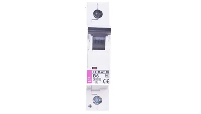 Immagine prodotto di Interruttore 1P B 6A 6kA DC ETIMAT10 002127712